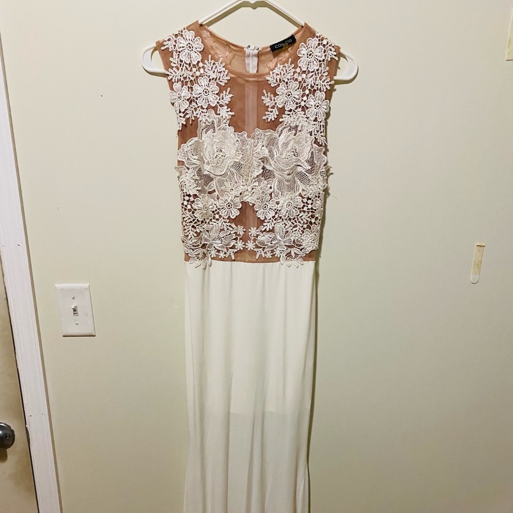White Dress w mesh - Worn Once